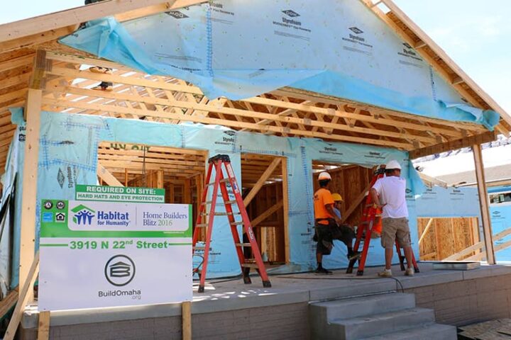 Habitat for Humanity home build 2016