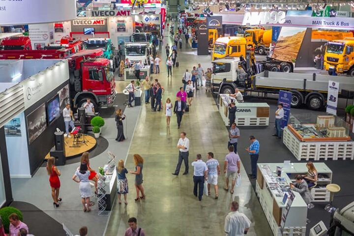 Ariel view of home show.