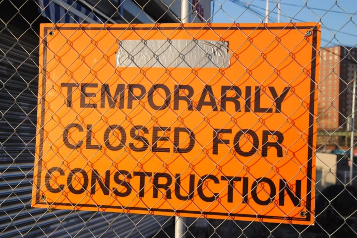 Construction sign