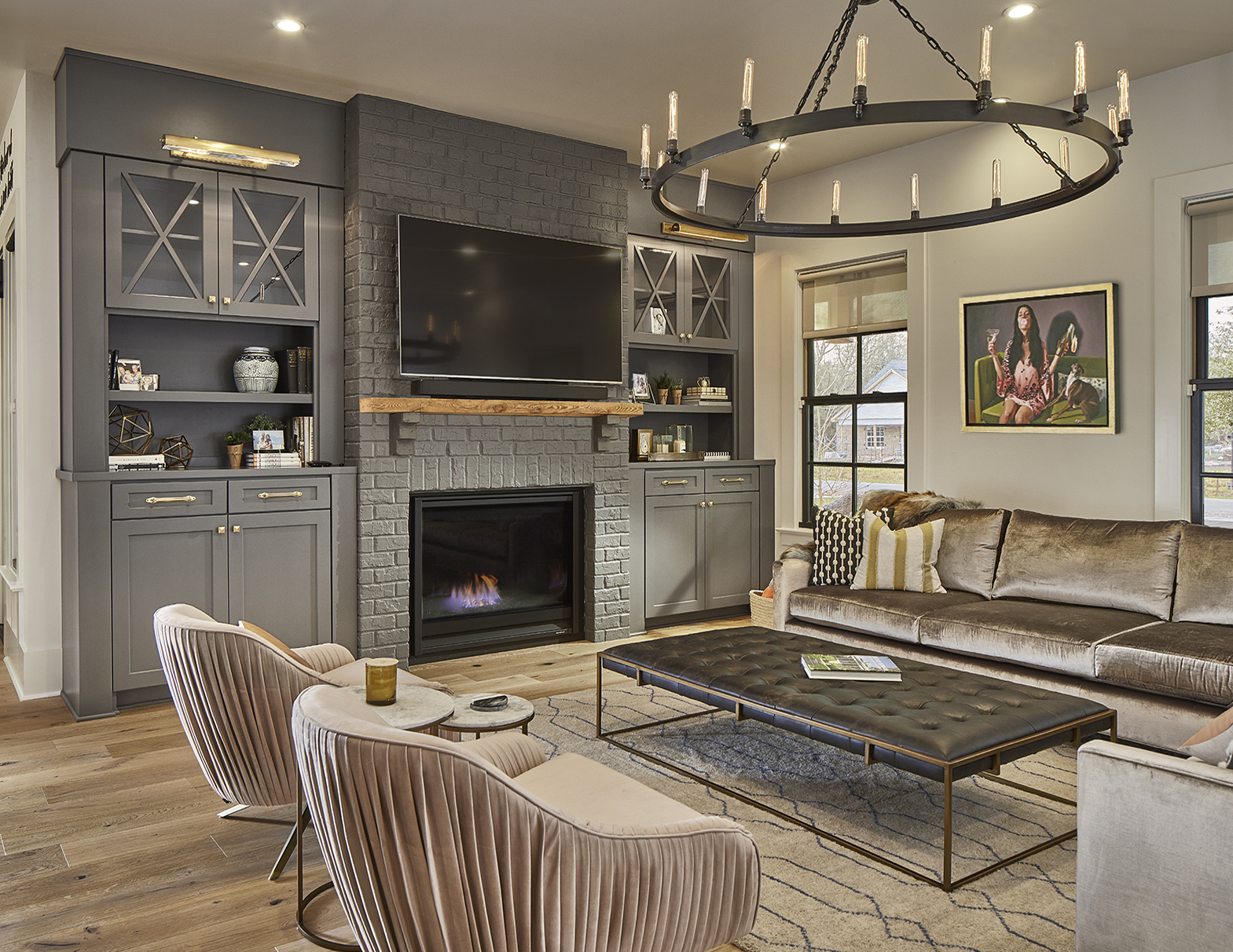 Den Living Room Design by Chris Ledet