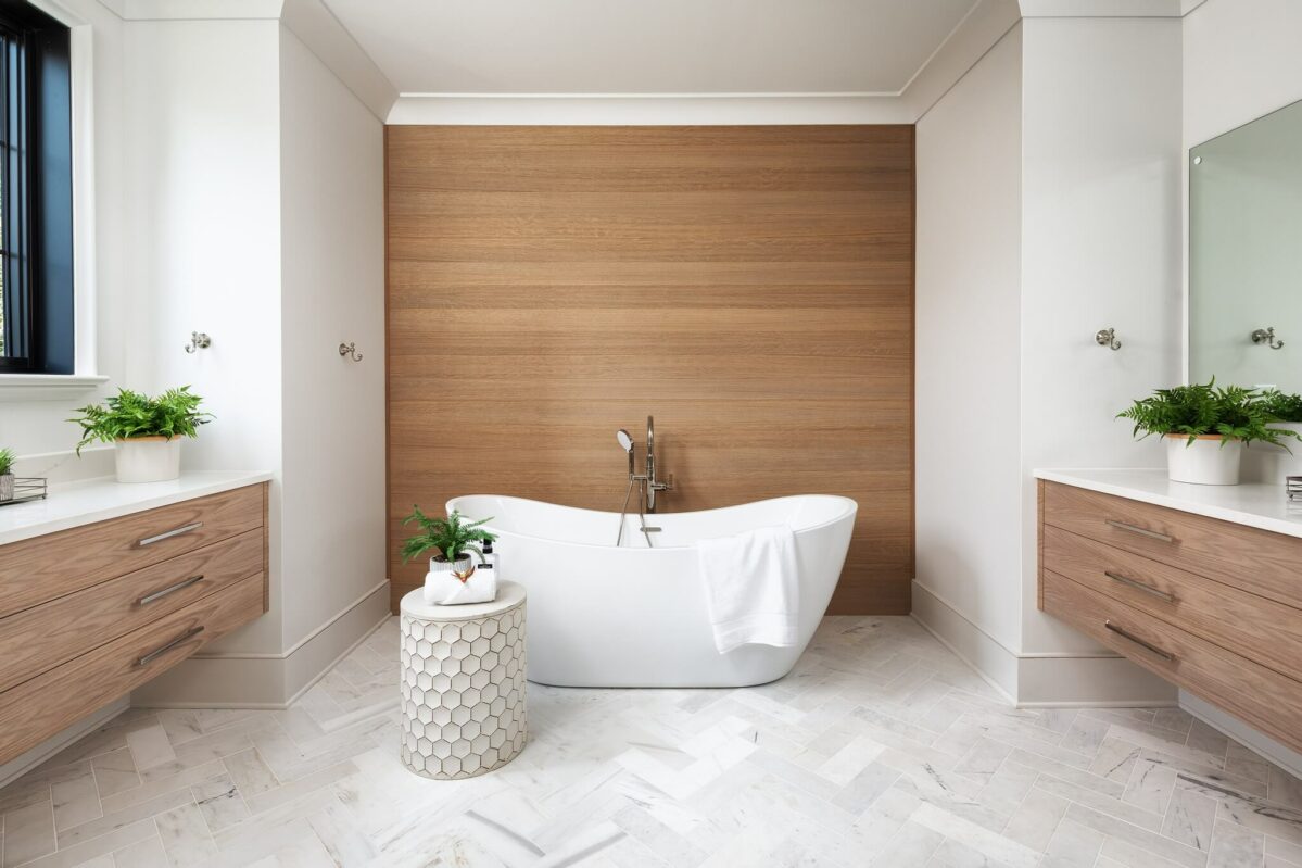 Custom bathroom by Roma Homes