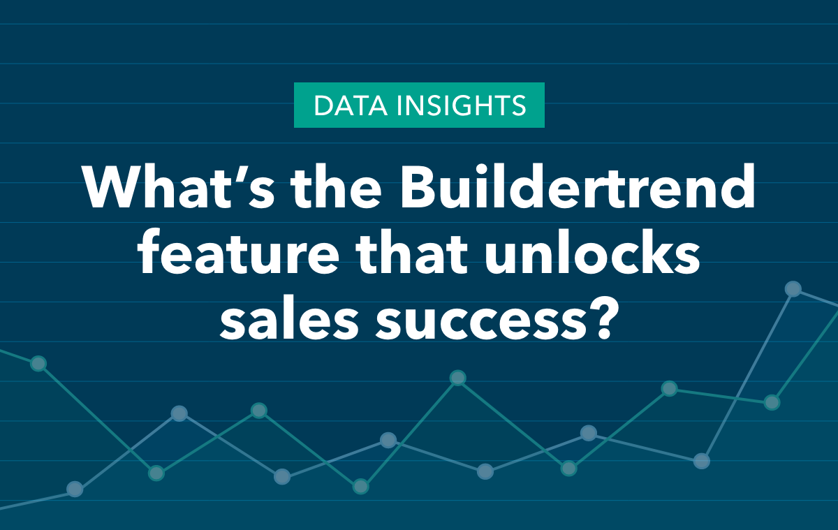 What's the Buildertrend feature that unlocks sales success?