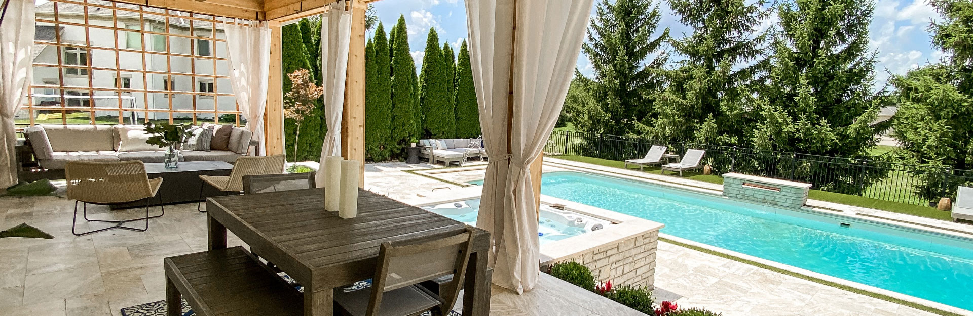 Vaughan Co Luxury Pool Backyard