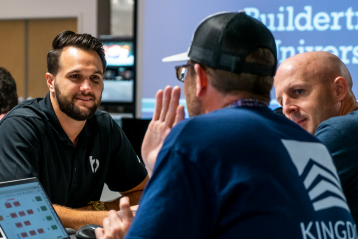Construction pros attending the Buildertrend University training conference