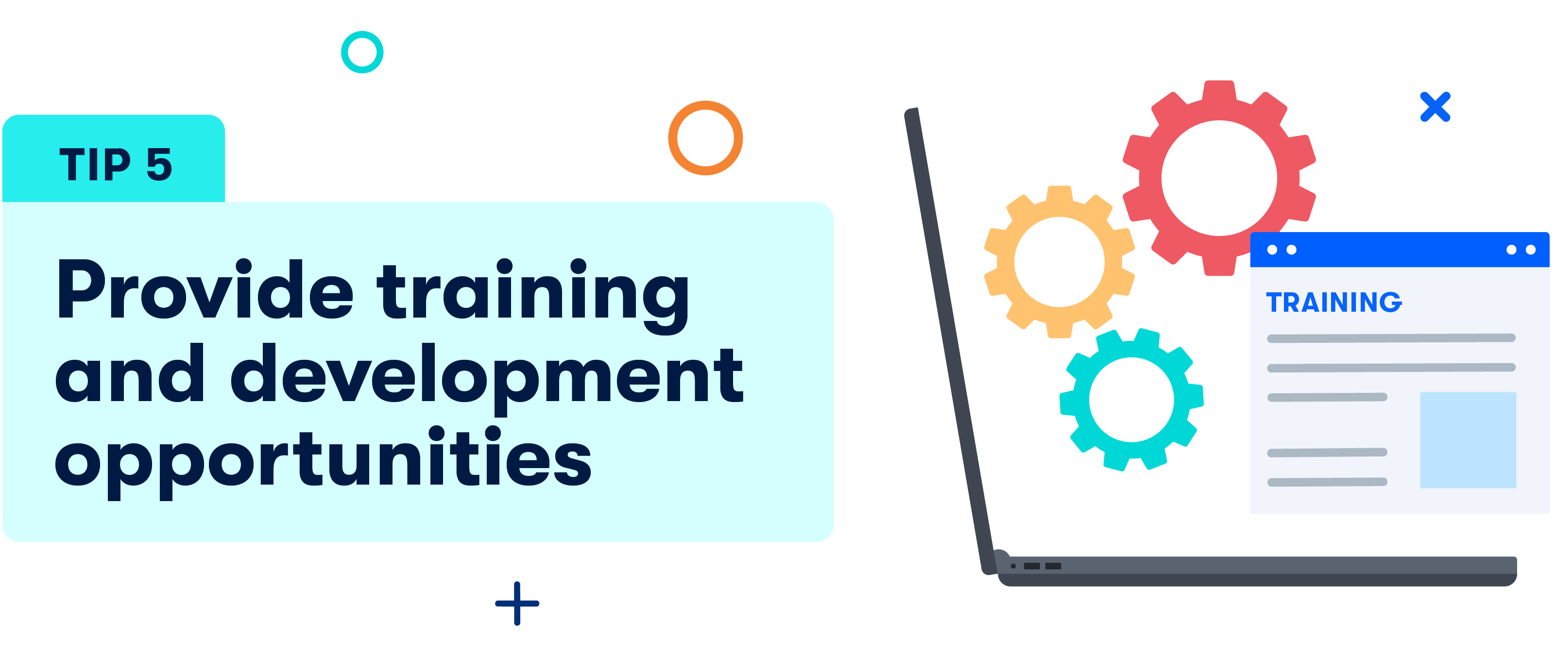 5. Provide training and development opportunities