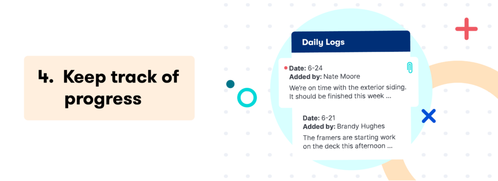 4. Keep track of progress