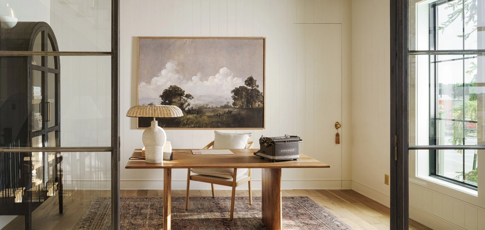 Nicely decorated room in a residential home