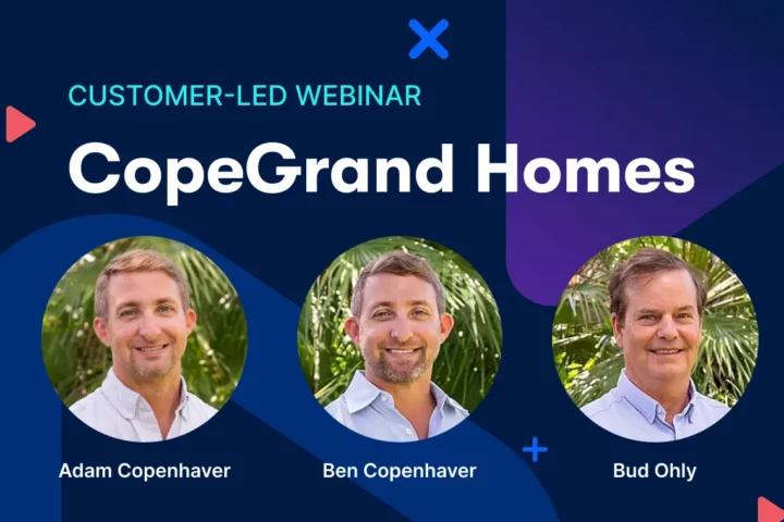 Customer-led demo CopeGrand Homes webinar thumbnail