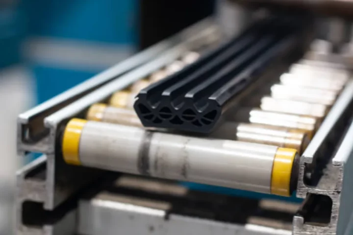 Product on a production line in a factory