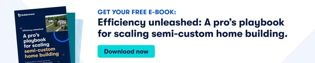 Efficiency unleashed: A pro's playboo for scaling semi-custom home building.
