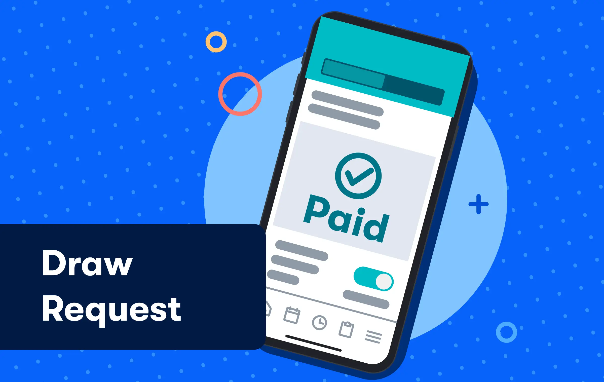 Buildertrend draw request product graphic