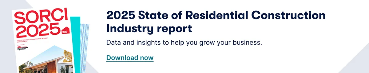 2025 State of Residential Construction Industry report ebook ad