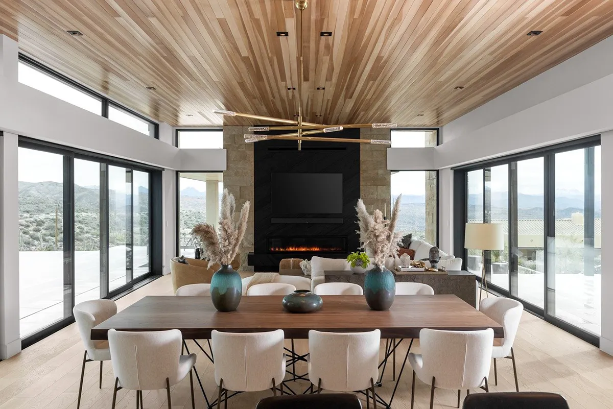 AFT NetZero home interior dining room