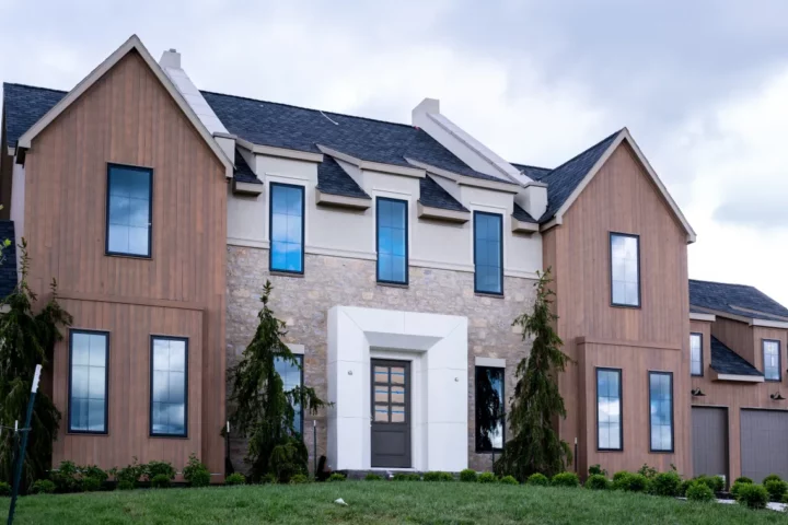 Photo of a new home build