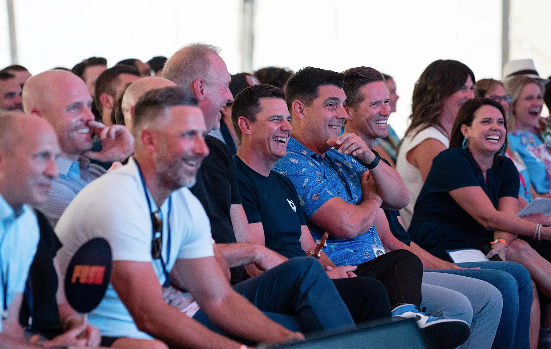 Buildertrend Executive team smiling during Buildertrend 2024 FUSE meeting