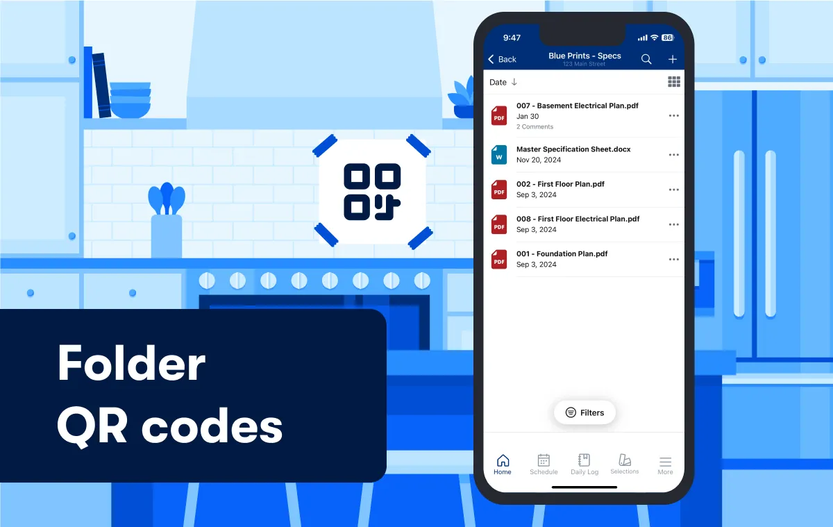 Folder QR codes product update
