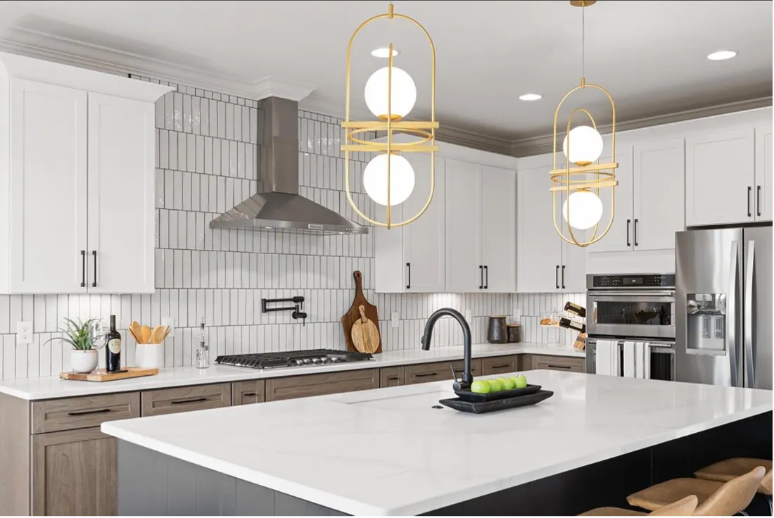 Interior kitchen island