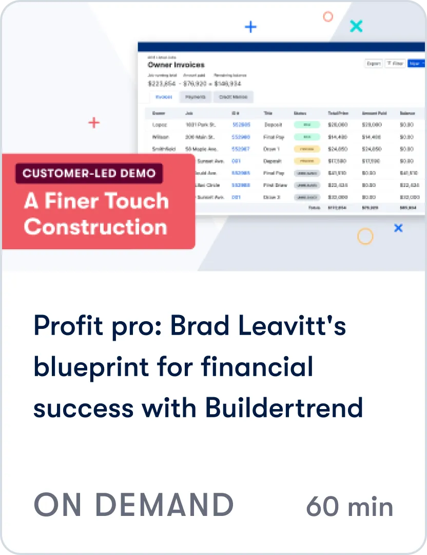 A Finer Touch Construction Webinar