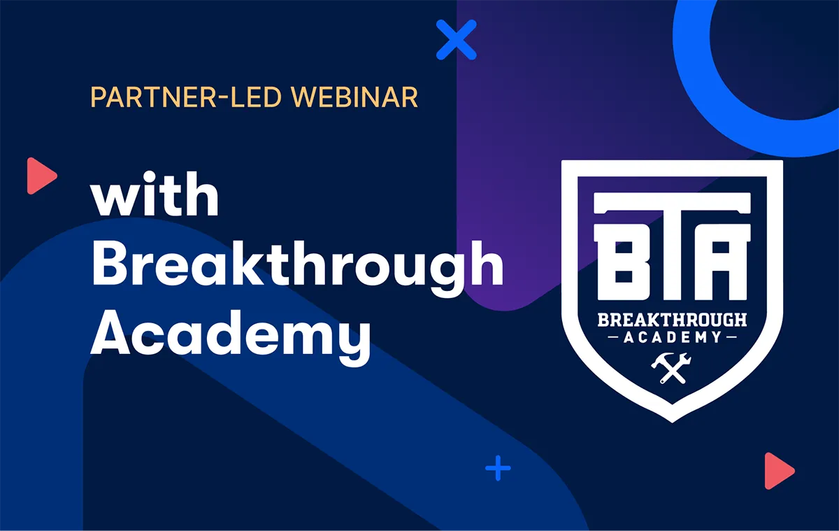Partner-led webinar with Breakthrough Academy thumbnail