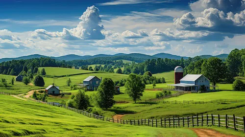 Rural North Carolina landscape