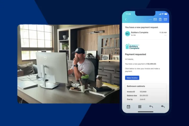 Refreshed payments product mobile screen