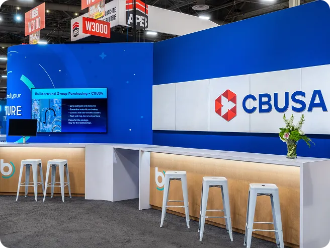CBUSA section at IBS Buildertrend booth