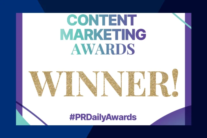 Content marketing awards winner!