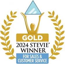 Gold 2024 Stevie winner for Sales & Customer Service