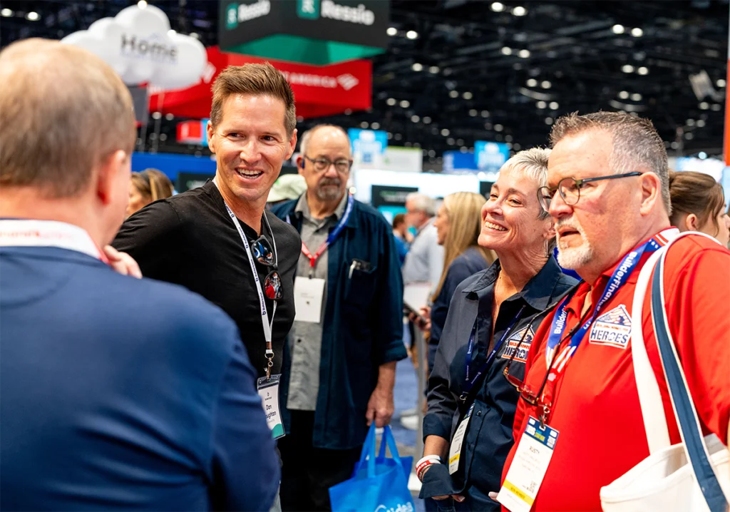 IBS 2027 20 Construction professionals networking at the International Builders' Show.