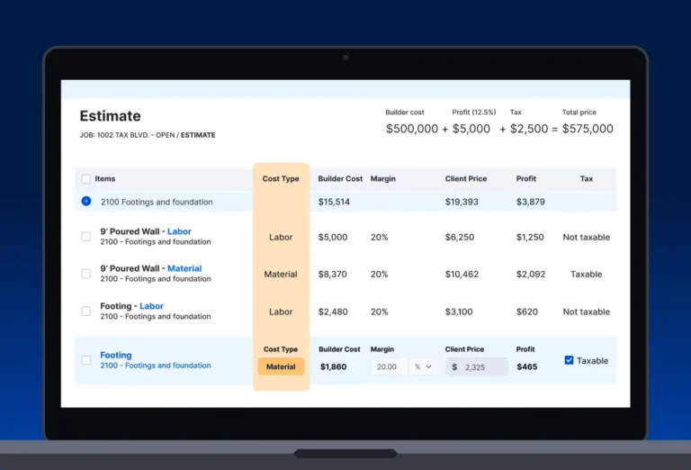 tracking labor vs material cost variance 1